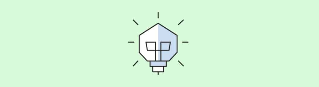 Alavancas ESG: ícone em forma de lâmpada acesa representa oportunidades de negócio.