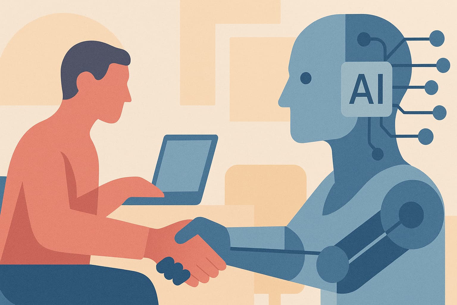 Ilustração sugere Inteligência Artificial
